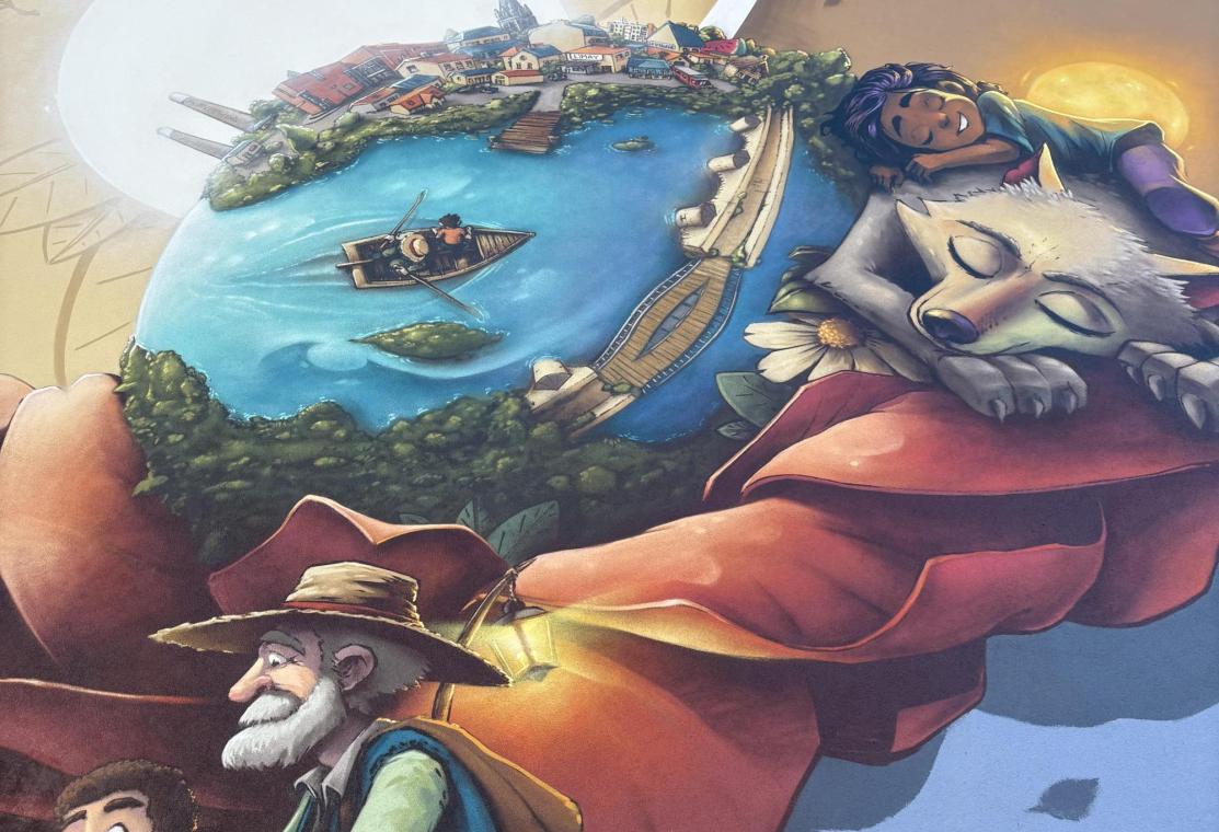 Fresque centre-ville Eskat