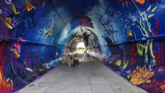 fresque tunnel