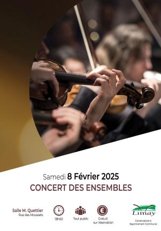 Concert des ensembles du 8 février 2025