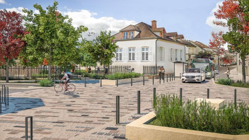Centre-ville de Limay