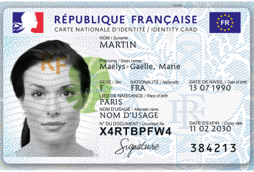 Carte d'identité électronique française